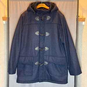 Banana Republic Men's Navy Toggle Pea Coat